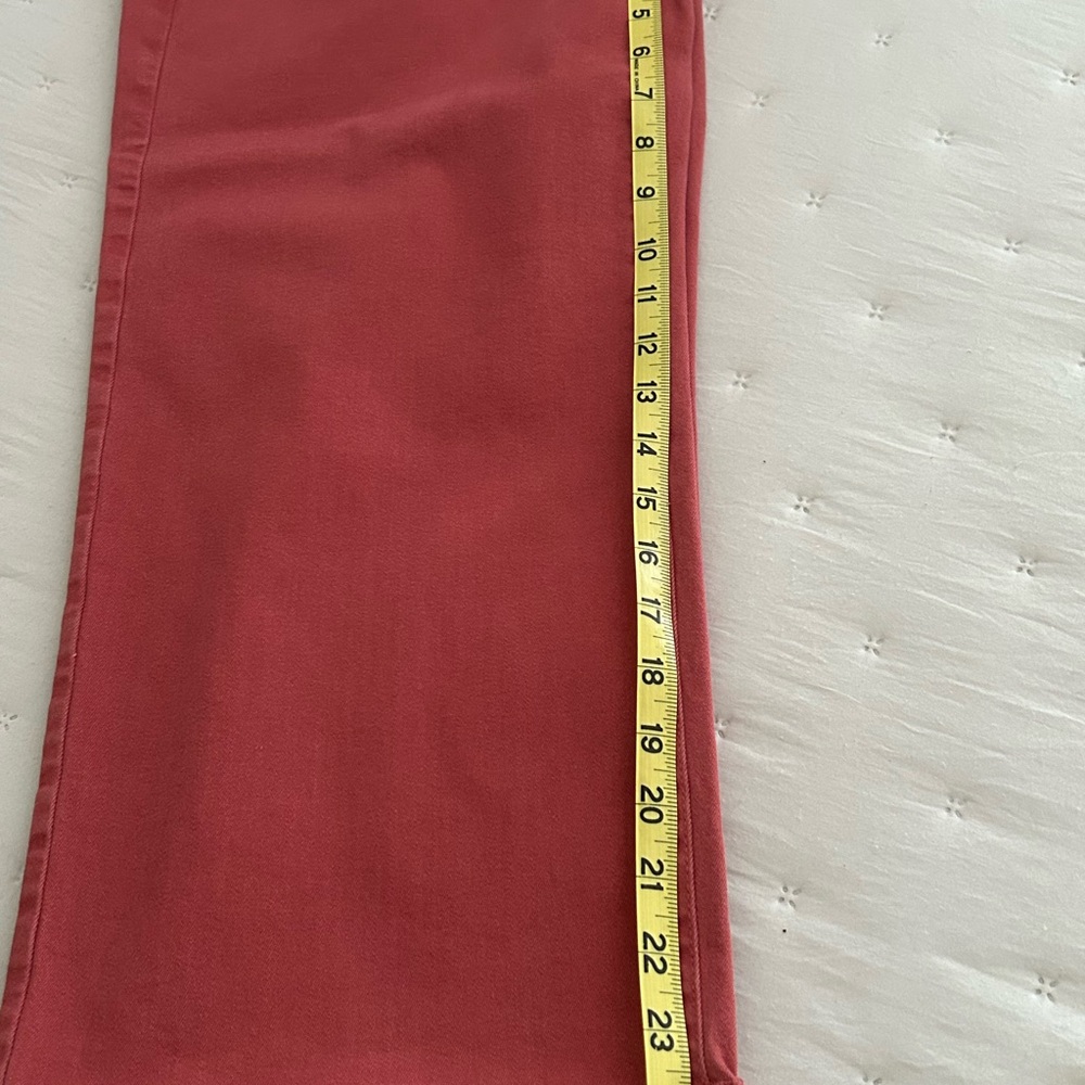 Sonoma Ankle Length Frayed Hem Cape Cod Red Jean - Picture 4 of 7